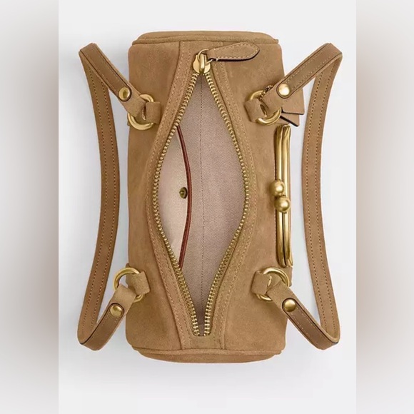 Coach Kisslock Barrel Bag 18 - Picture 14 of 16